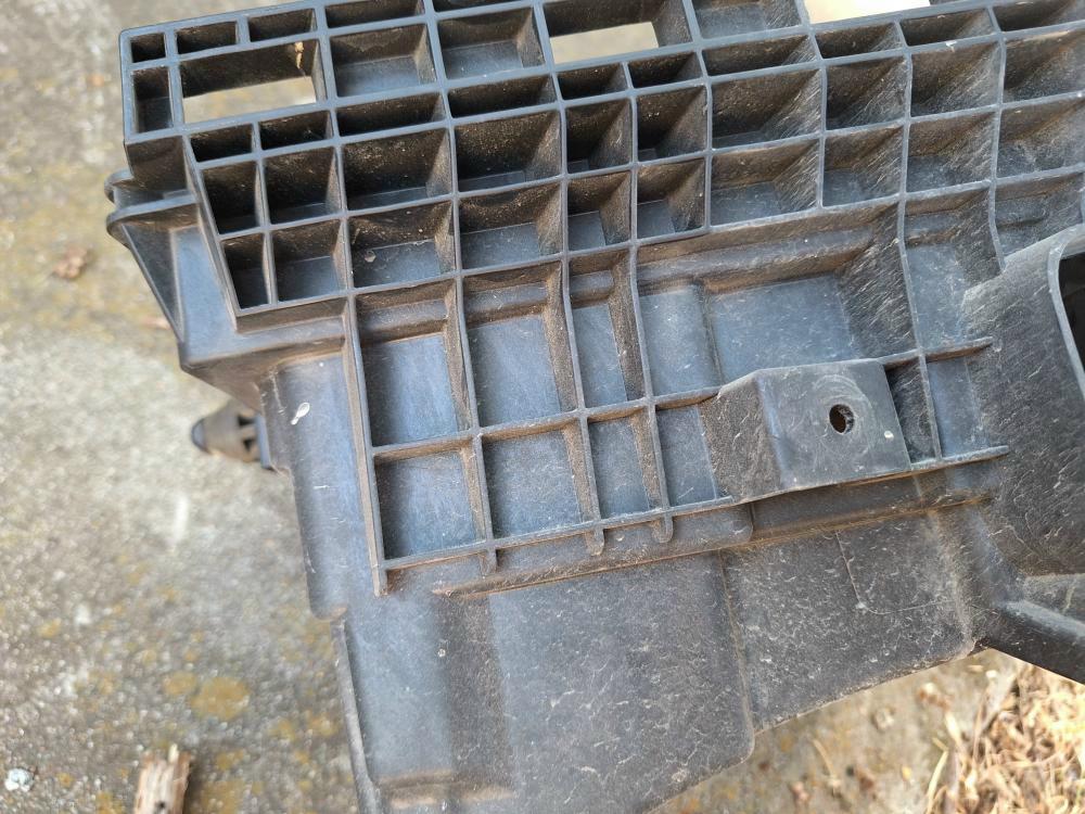 ribbed areas on the air box