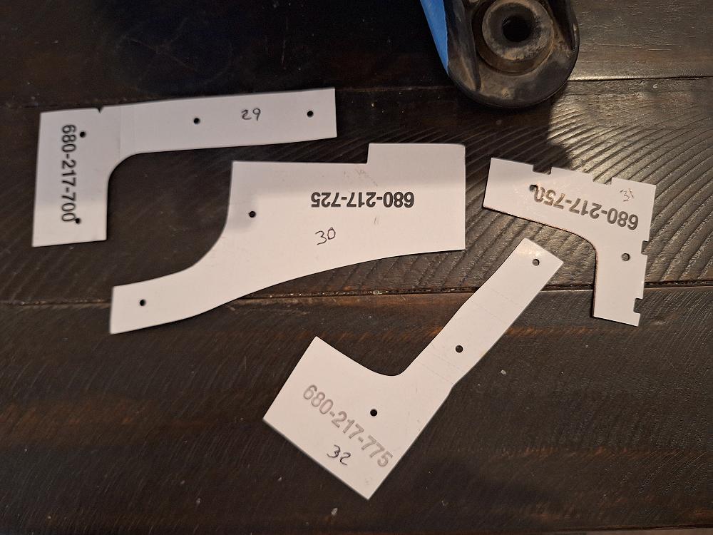 The snorkel kit comes with paper templates that you lay over the air box and trace