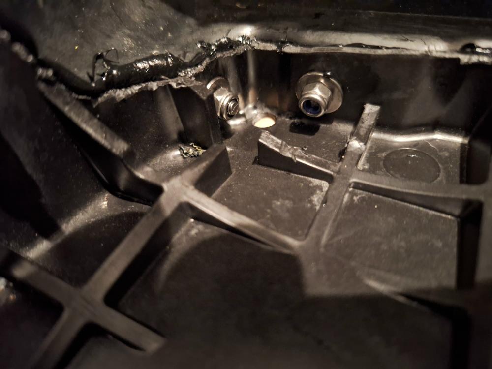 Drain hole in the air box