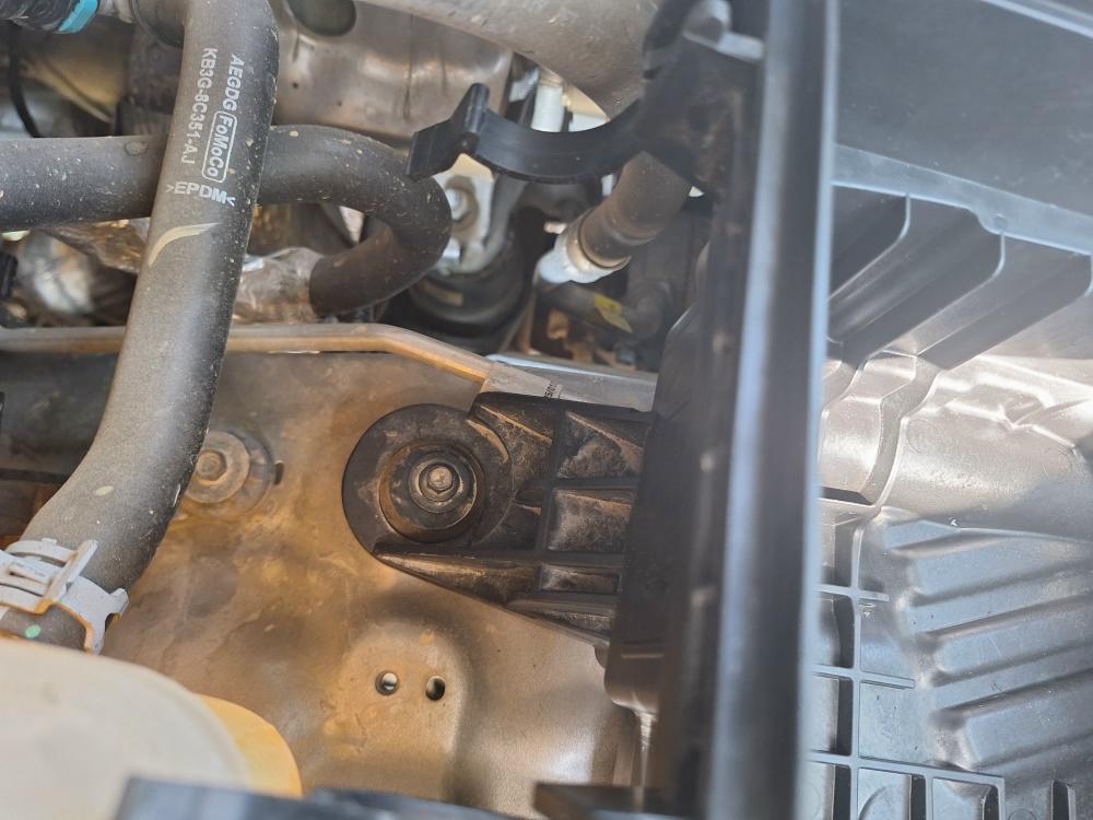 Reinstall the air box in the engine bay