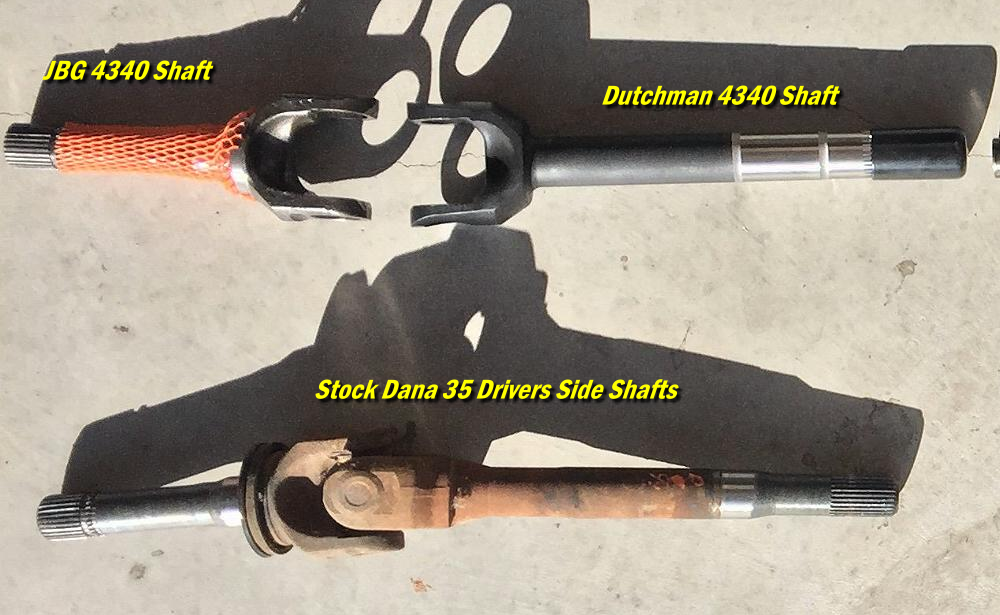 Ford Ranger Dana 35 Drivers Side 4340 Axle Shafts