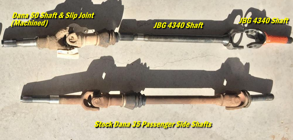 Ford Ranger Dana 35 4340 Passenger Side Axle Shafts
