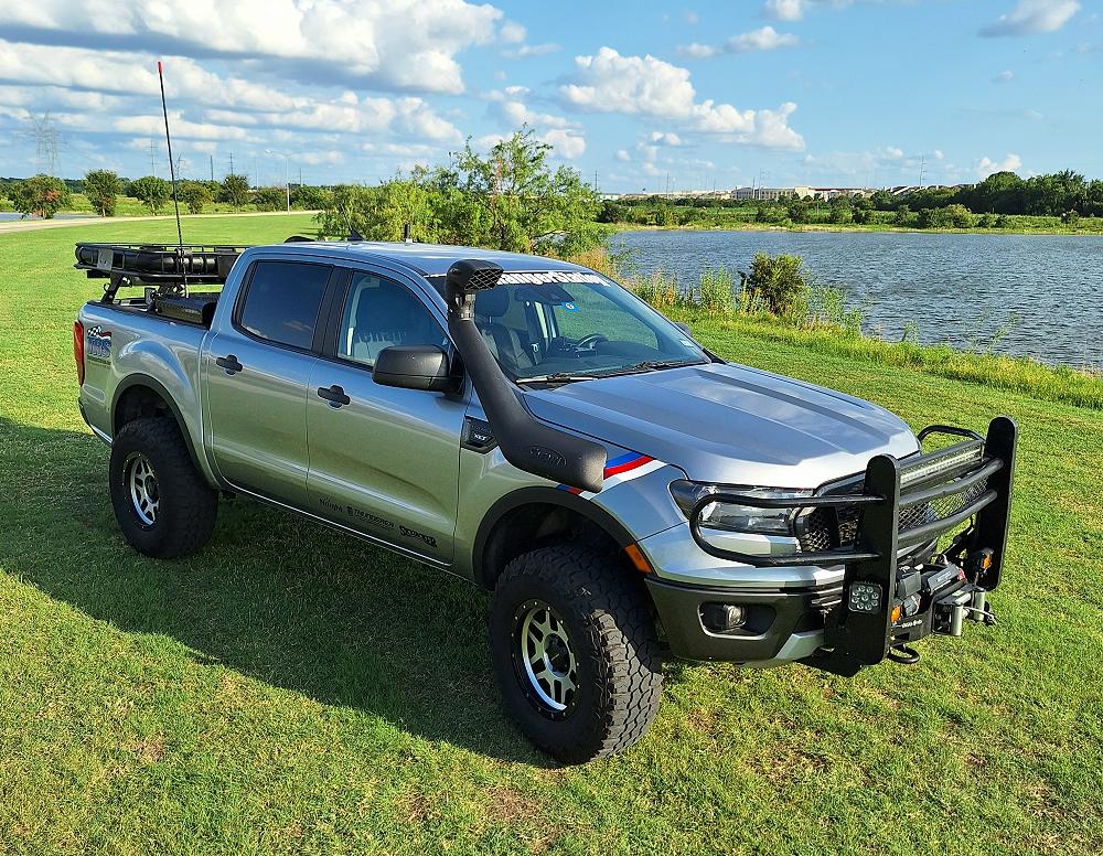 2021 Ford Ranger FX4 with an ARB Safari Snorkel