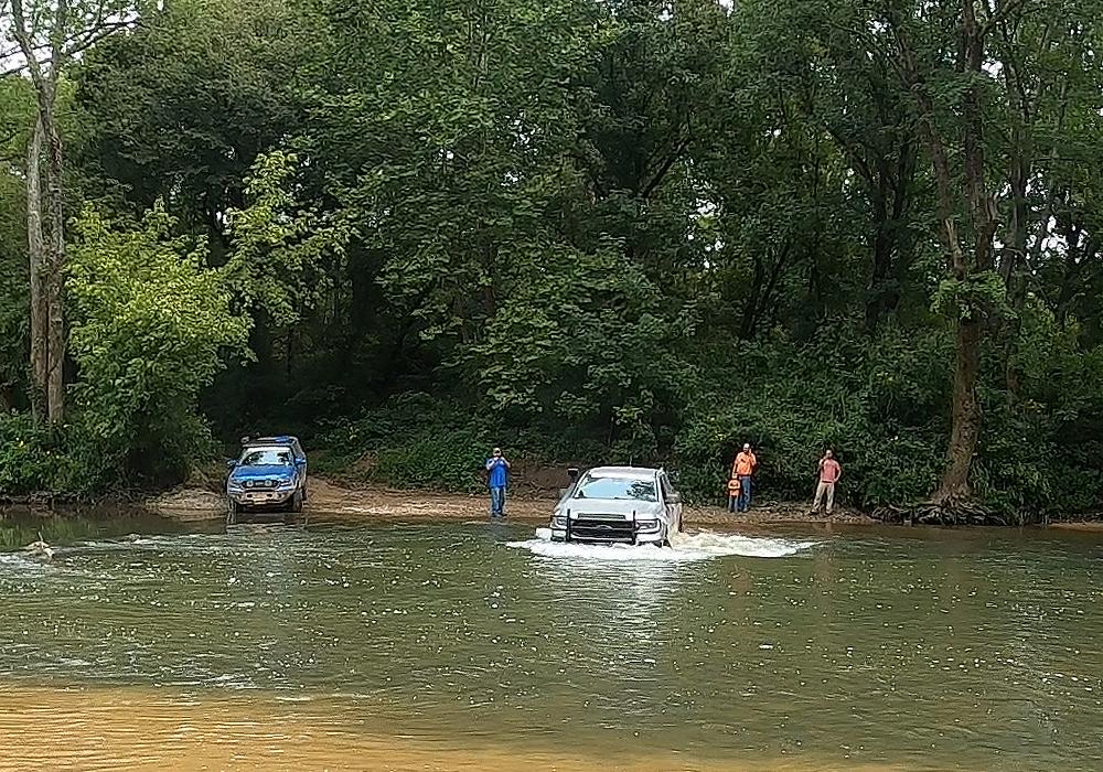 Ford Ranger river crossing