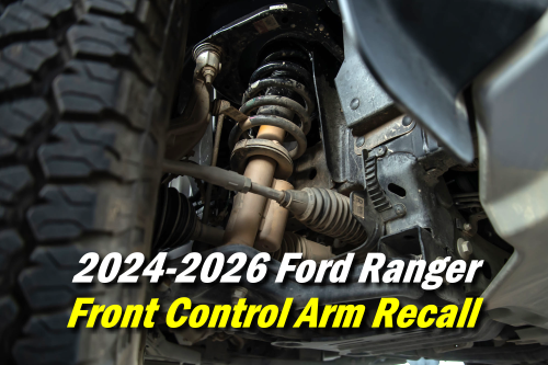 Ford Ranger Control Arm Recall