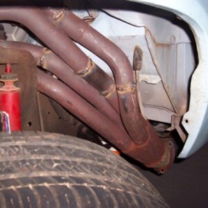 Tubes clear the front tires at full suspension compression and almost full steering lock.  Too bad the passenger side does not.....