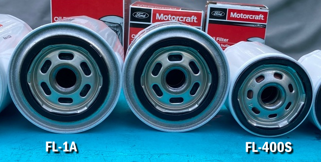Motorcraft FL-1A and FL-400S Oil Filter Mountings