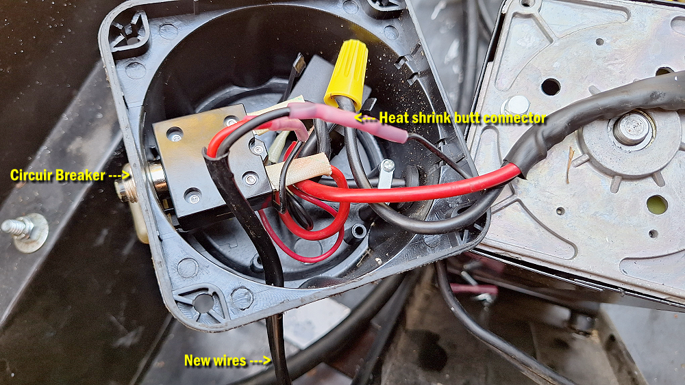 splicing new wire in for pressure switch