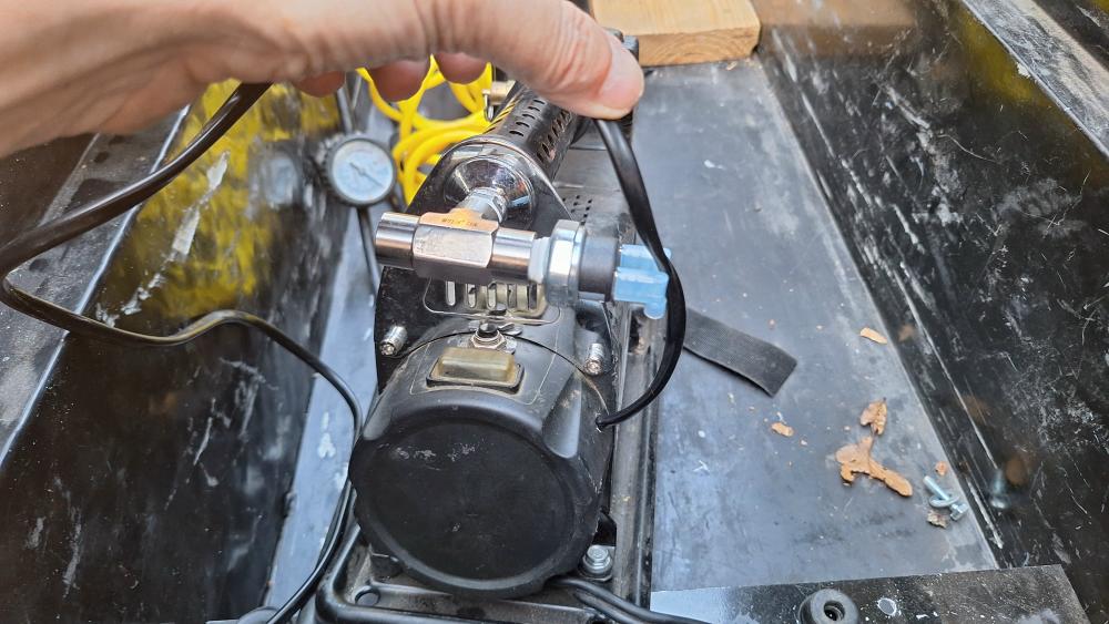 run new wires up to pressure switch