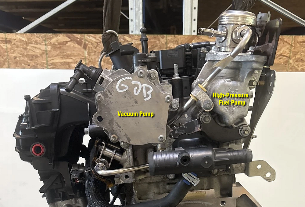2.0L EcoBoost Vacuum Pump and High-Pressure Fuel Pump