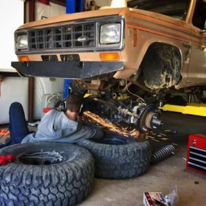 Ford Bronco II front suspension fabrication