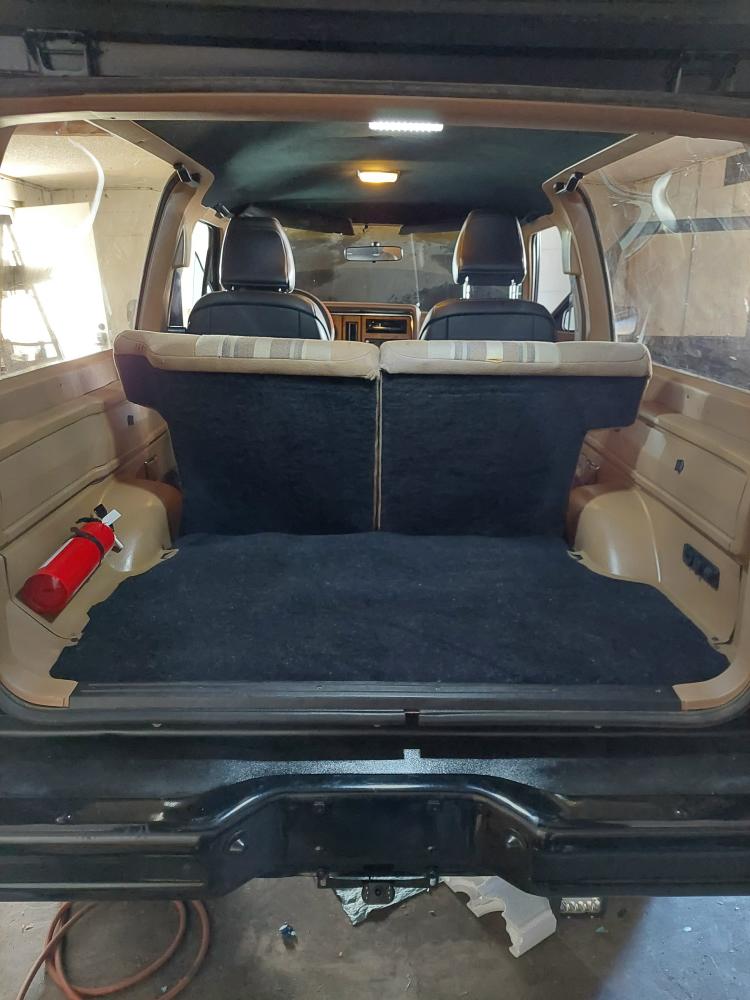 Ford Bronco II rear cargo area