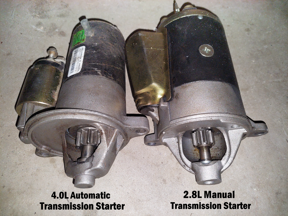 Ford 2.8 vs Ford 4.0 Starter