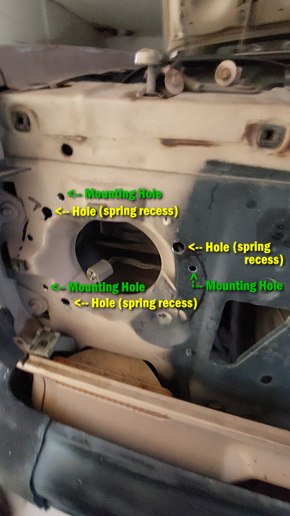 round headlight mounting points