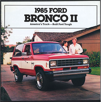 1985 Ford Bronco II Sales Brochure