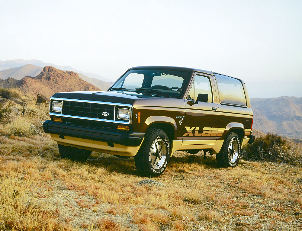 Brown 1985 Ford Bronco II XLS