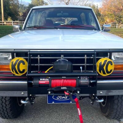 Ford Bronco II Brush Guard & Winch
