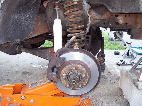 caliper installed