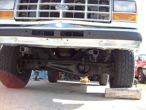 Bronco II 4WD front axle - Finished