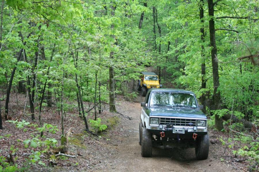 1988 Ford Bronco II on the trail