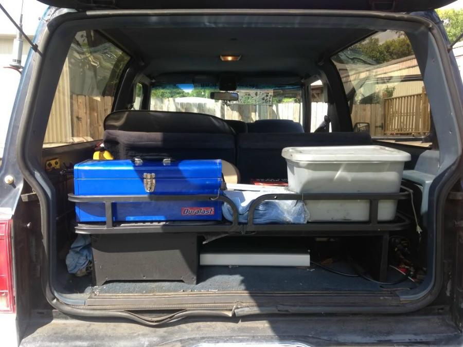 Ford Bronco II Rear Cargo Area Organization