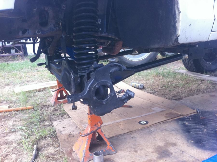 Dana 35 with longer radius arms