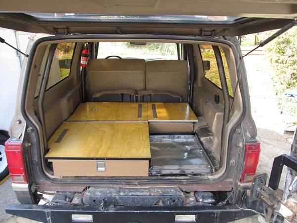 Overlanding Ford Bronco II Rear Storage
