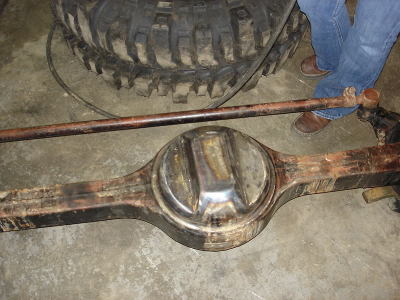 The Rockwells were shaved for more ground clearance and sealed back up with 3/8" plate