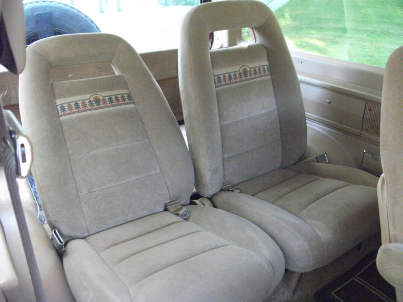 Ford Bronco II Reclining Rear Seats
