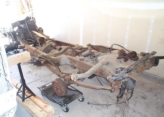 Ford Bronco II frame and chassis