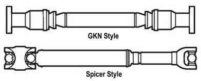 Ford Bronco II Driveshaft Diagram