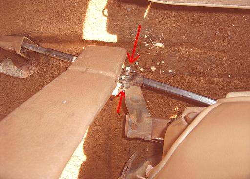 Ford Bronco II Seatbelt Bolts
