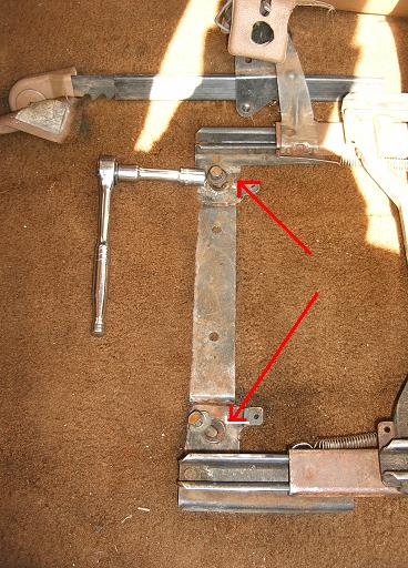 Ford Bronco II Seat Rear Bolts