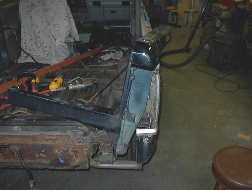 Ford Bronco II choptop rails