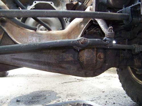 Clean front axle
