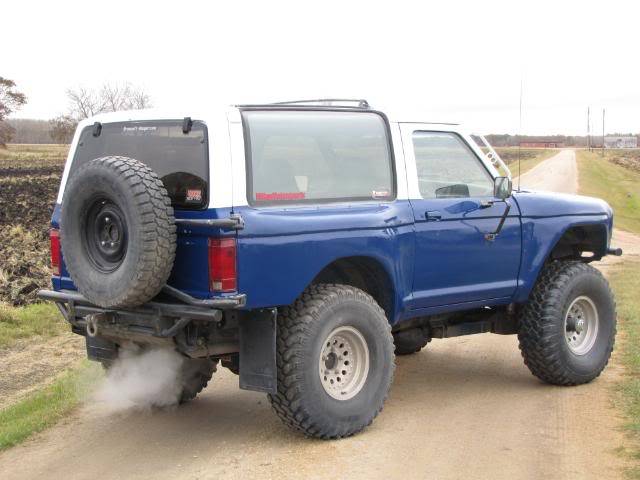 Ford Bronco II homemade fiberglass quarter panel