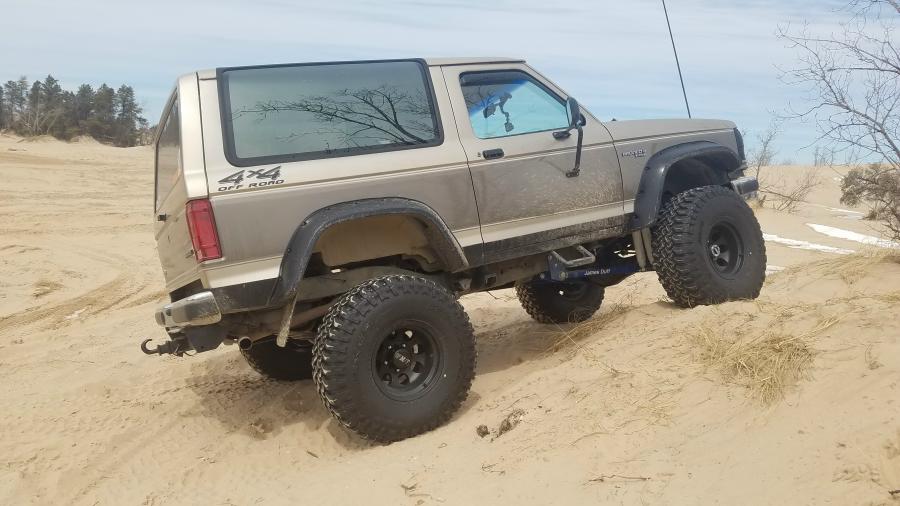 Ford Bronco II with a James Duff Suspension