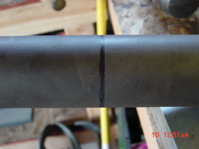 Marking the shaft