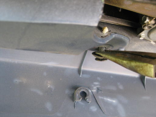 Pull the pushpins out of the gate