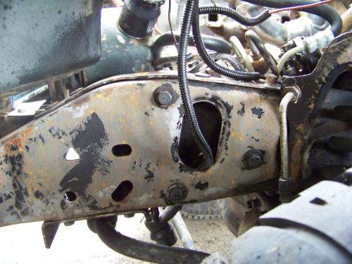 Frame rail clean