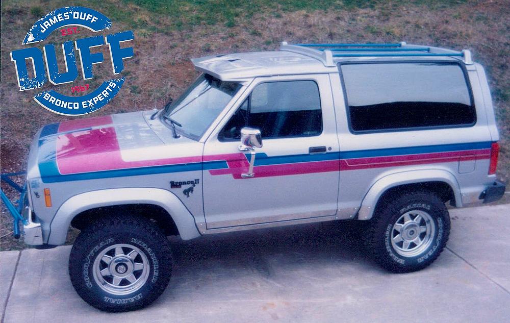 James Duff's 1984 Ford Bronco II with custom stripes