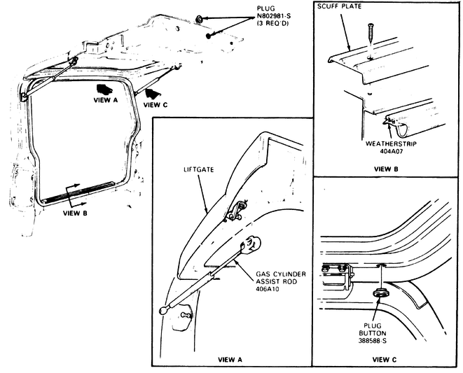 Liftgate diagram #2