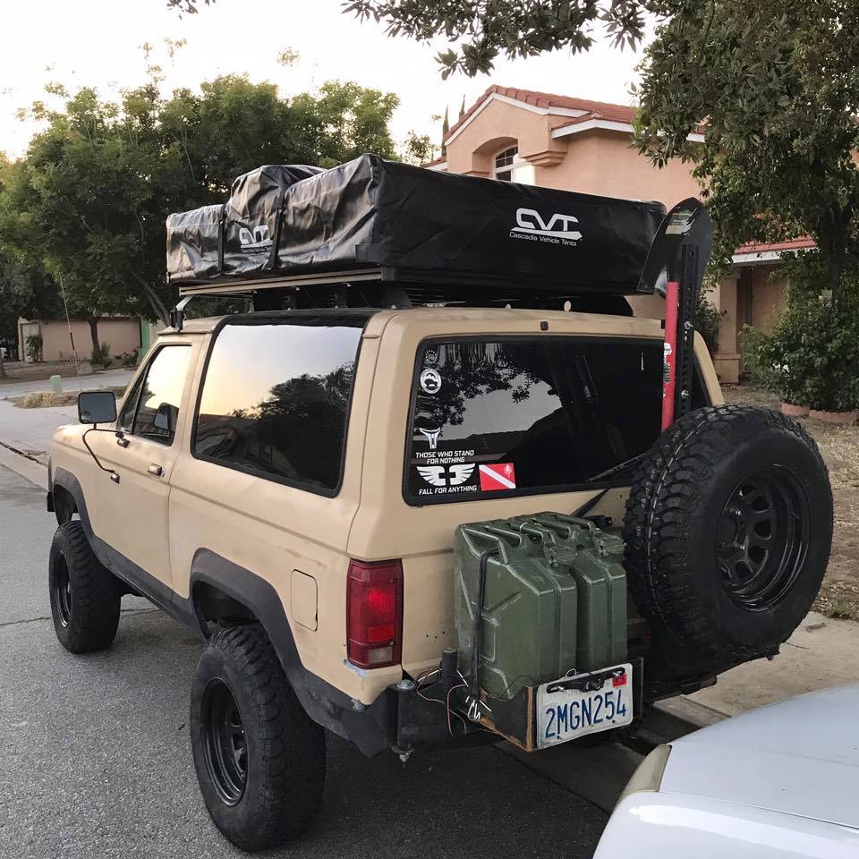 Overlanding Ford Bronco II Rear