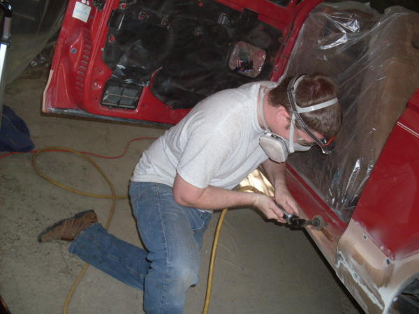 Grinding the rust