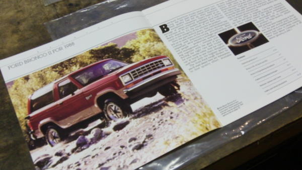 Ford sales brochure
