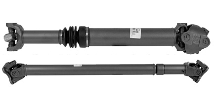 double cardan driveshaft top – single cardan driveshaft bottom