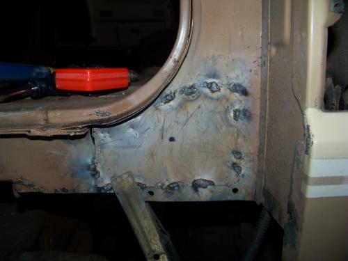 Welding in a patch