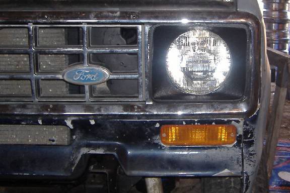 Filler panels covered in spray on bedliner