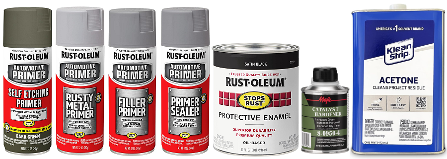 Rust-Oleum Paint Job Supplies