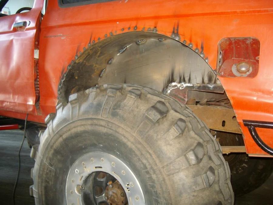 Ford Bronco II new rear wheel wells
